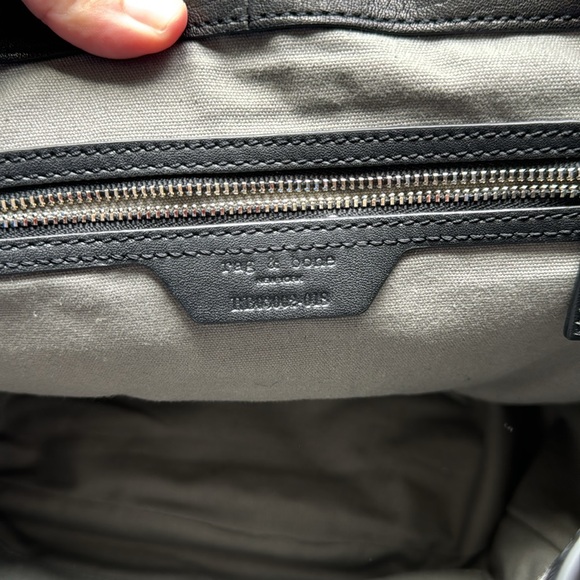 Rag & Bone “Large Field” Leather Backpack! 🎒 🖤 - Picture 6 of 14